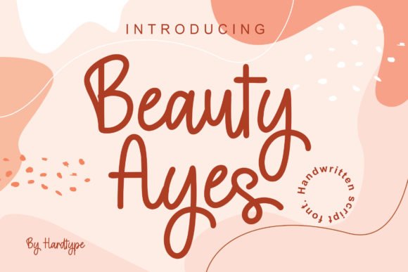 Beauty Ayes Font - Featured Image