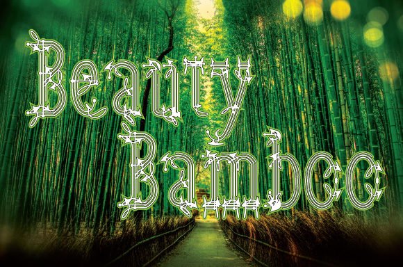 Beauty Bamboo Font - Featured Image