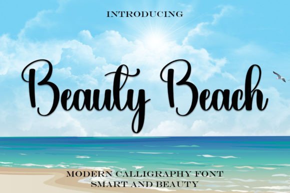 Beauty Beach Font - Featured Image