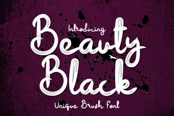 Beauty Black Font - Featured Image