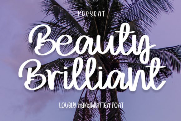 Beauty Brilliant Font - Featured Image