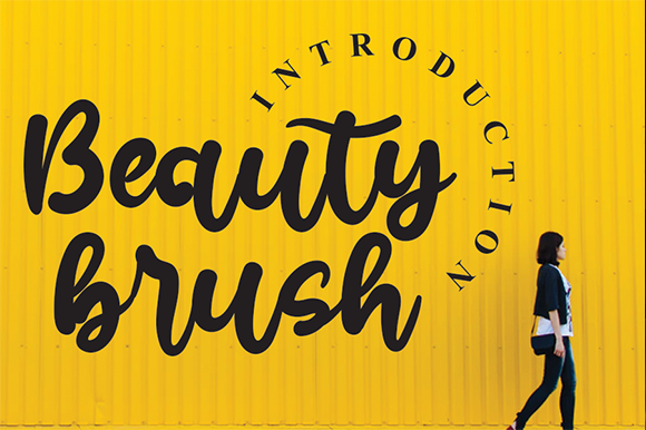 Beauty Brush Font - Featured Image