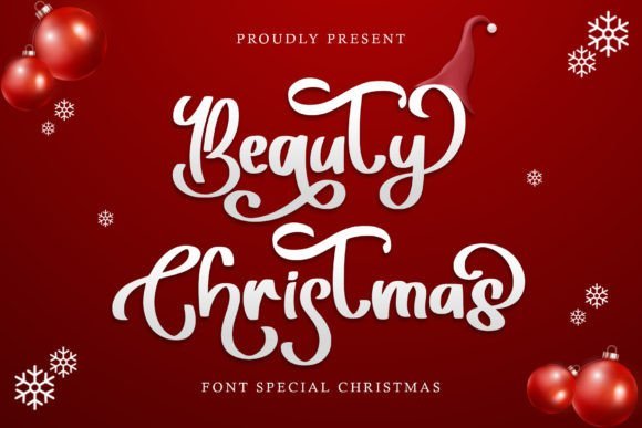 Beauty Christmas Font - Featured Image