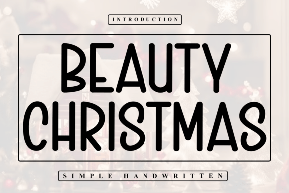 Beauty Christmas Font - Featured Image