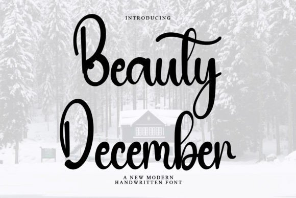 Beauty December Font - Featured Image