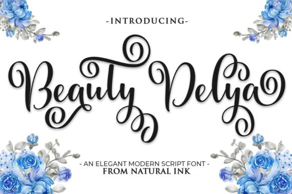 Beauty Delya Font - Featured Image