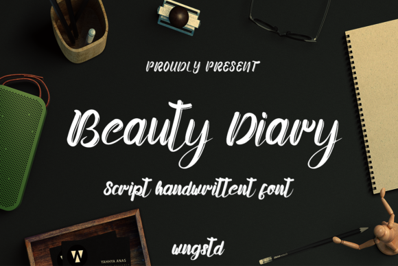 Beauty Diary Font - Featured Image