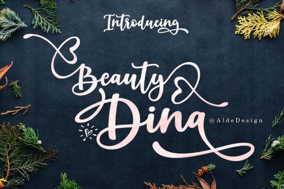 Beauty Dina Font - Featured Image