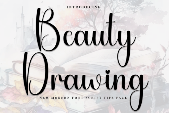 Beauty Drawing Font - Featured Image