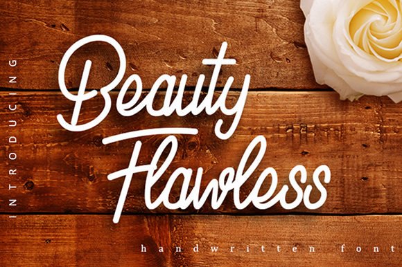 Beauty Flawless Font - Featured Image
