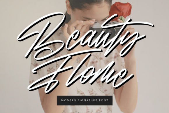 Beauty Flome Font - Featured Image