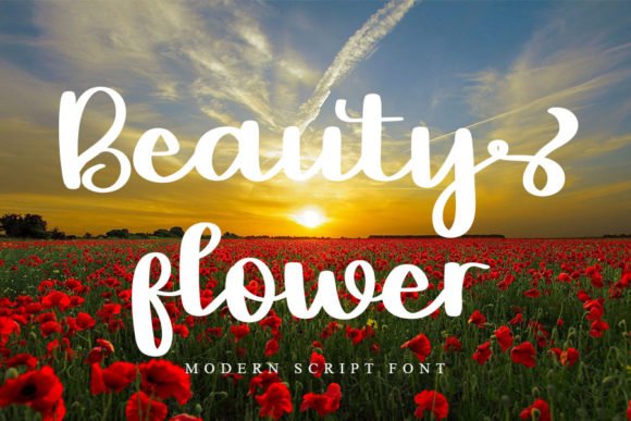 Beauty Flower Font - Featured Image