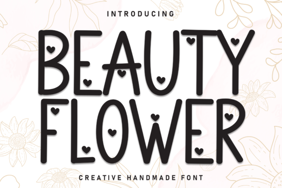 Beauty Flower Font - Featured Image