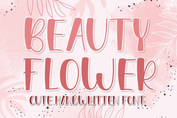 Beauty Flower Font - Featured Image