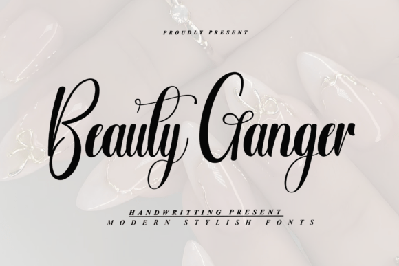 Beauty Ganger Font - Featured Image