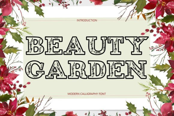 Beauty Garden Font - Featured Image