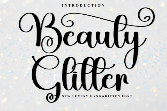 Beauty Glitter Font - Featured Image