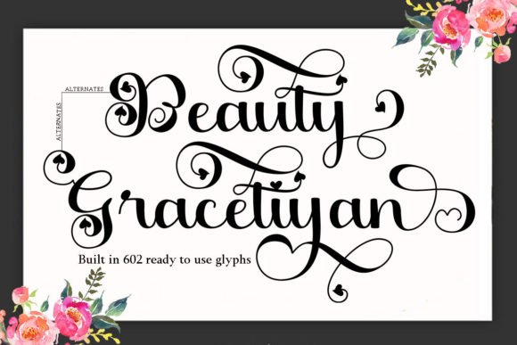 Beauty Gracetiyan Font - Featured Image