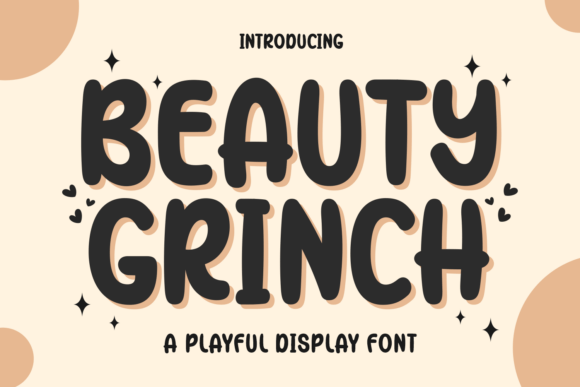Beauty Grinch Font - Featured Image