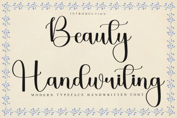 Beauty Handwriting Font - Featured Image