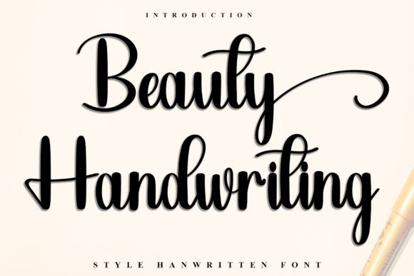Beauty Handwriting Font - Featured Image