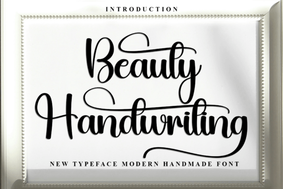 Beauty Handwriting Font - Featured Image