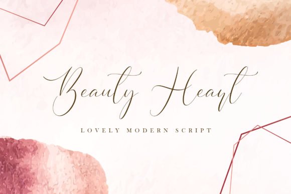 Beauty Heart Font - Featured Image
