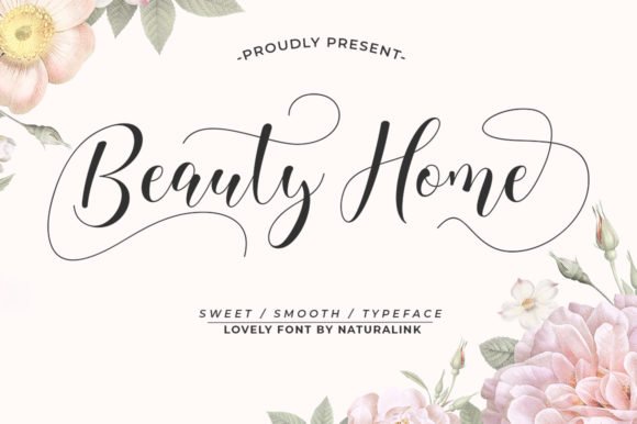 Beauty Home Font - Featured Image