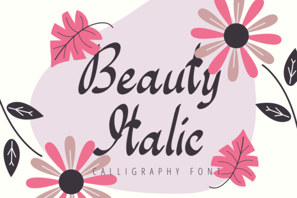 Beauty Italic Font - Featured Image
