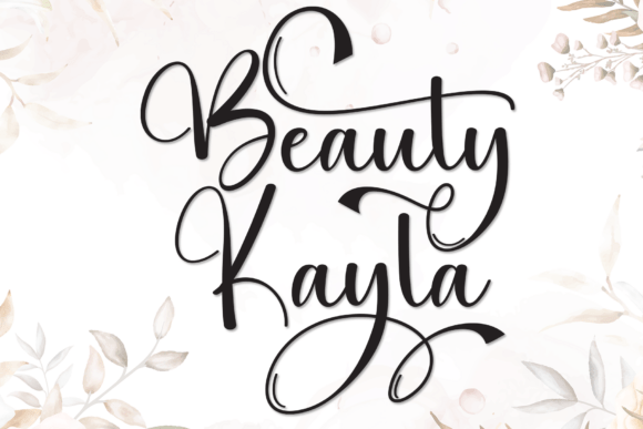 Beauty Kayla Font - Featured Image