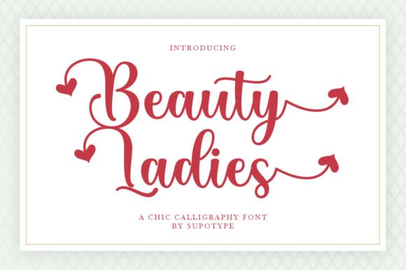 Beauty Ladies Font - Featured Image