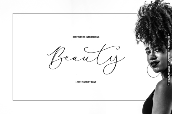 Beauty Lady Font - Featured Image