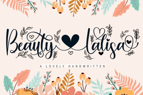 Beauty Lalisa Font - Featured Image