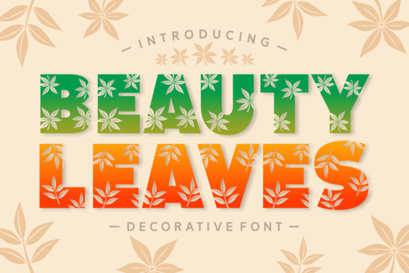Beauty Leaves Font - Featured Image