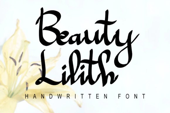 Beauty Lilith Font - Featured Image