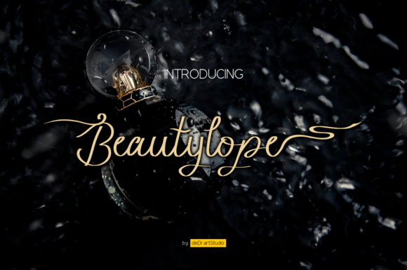 Beauty Lope Font - Featured Image