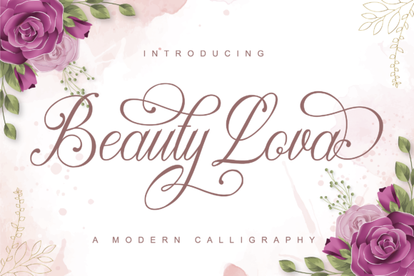 Beauty Lova Font - Featured Image