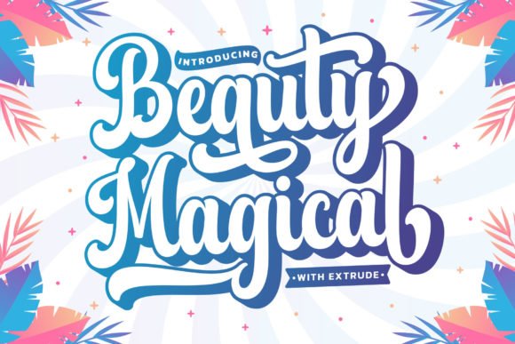 Beauty Magical Font - Featured Image