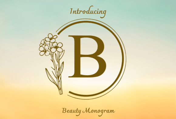 Beauty Monogram Font - Featured Image