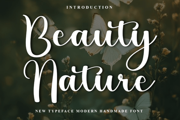 Beauty Nature Font - Featured Image