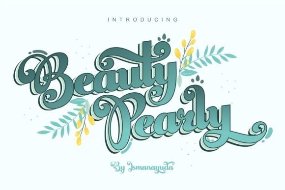Beauty Pearly Font - Featured Image