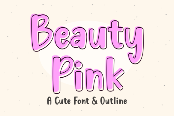 Beauty Pink Font - Featured Image