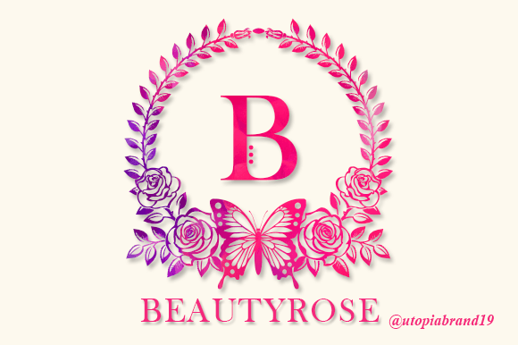 Beauty Rose Monogram Font - Featured Image