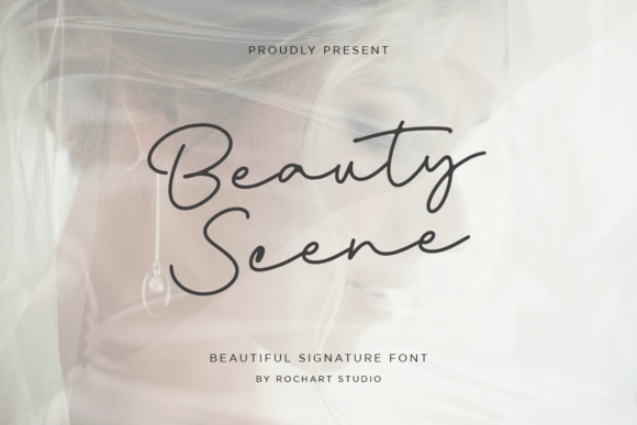 Beauty Scene Font - Featured Image