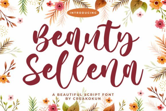 Beauty Sellena Font - Featured Image