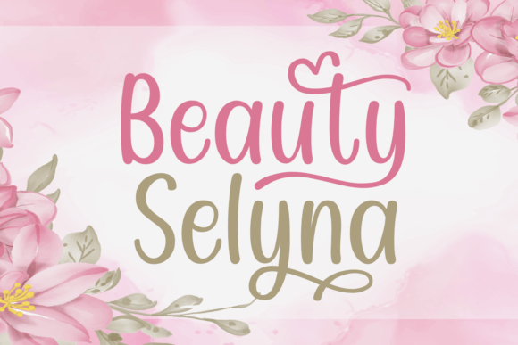 Beauty Selyna Font - Featured Image