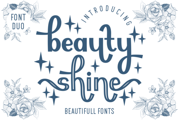Beauty Shine Font - Featured Image