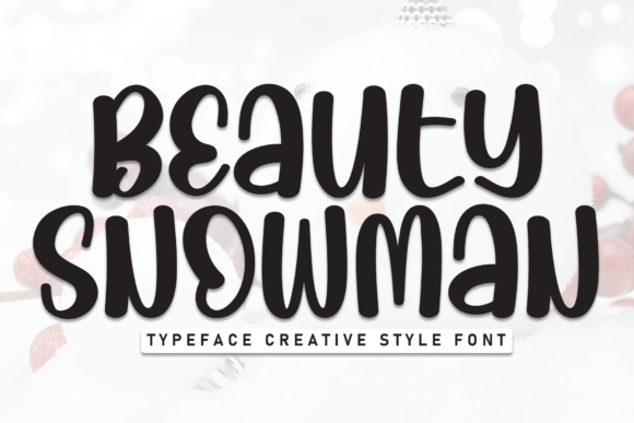 Beauty Snowman Font - Featured Image