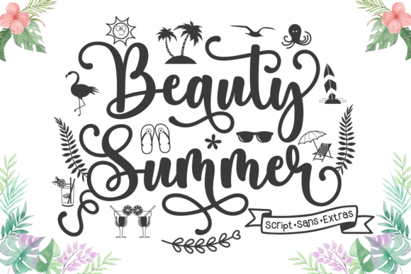 Beauty Summer Font - Featured Image