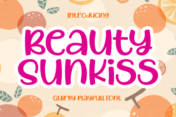 Beauty Sunkiss Font - Featured Image